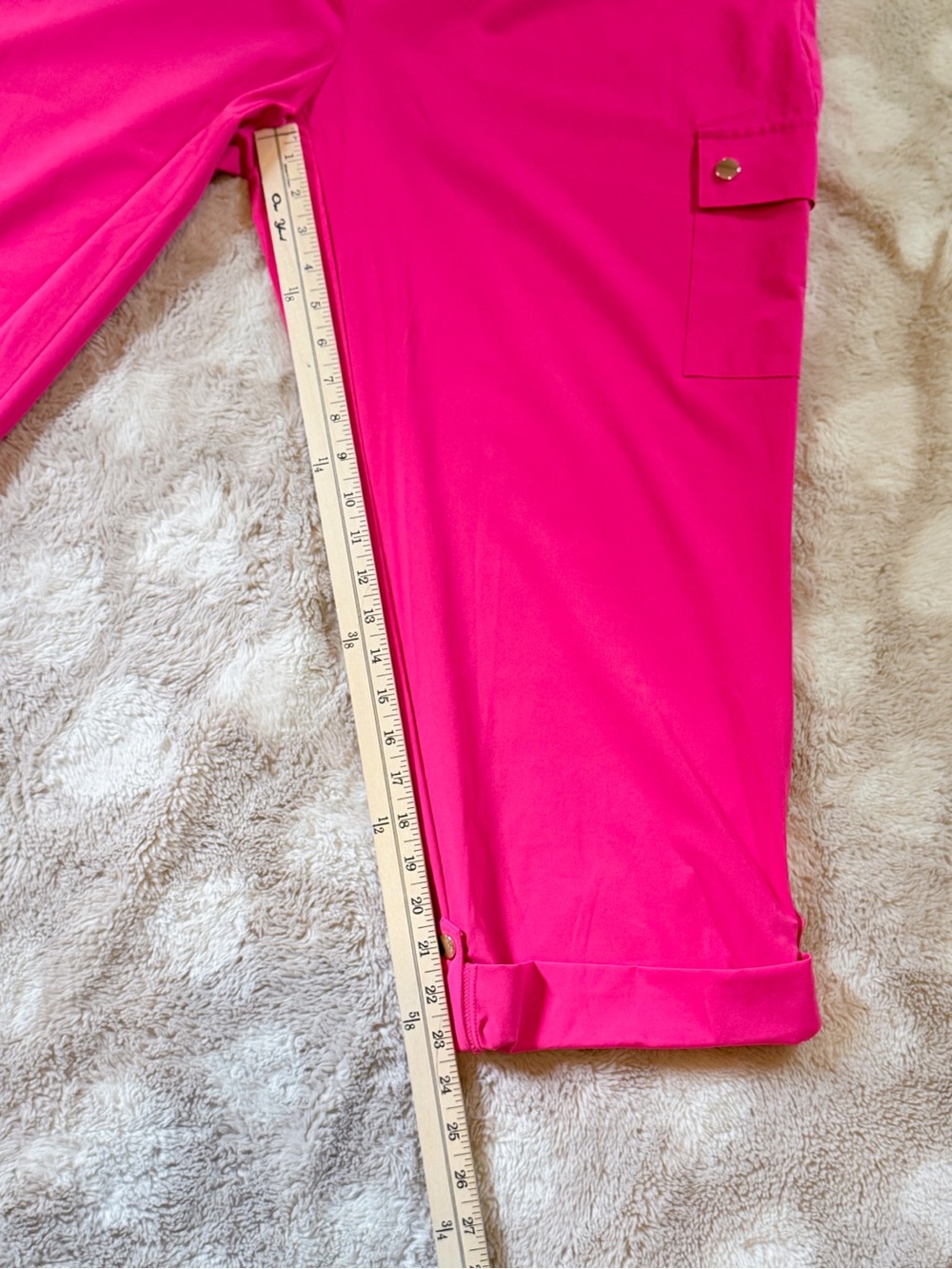 Chico’s Zenergy Neema UPF 50+ Convertible Crop Pants in Lotus Petal Pink Size 18 - Picture 6 of 10